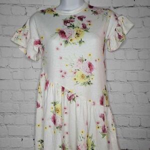 Women's Floral Topsy Blouse Medium